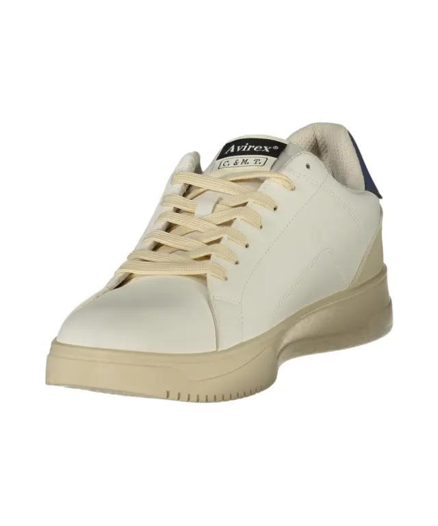 Avirex - Ανδρικά Sneakers PANSIT003-131 Λευκό/Μπλε 3