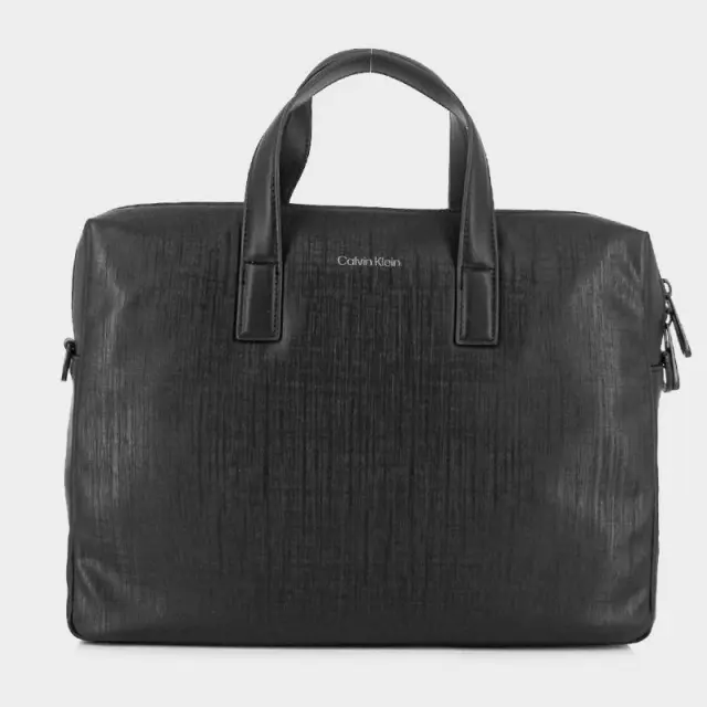 Calvin Klein - Ανδρικός Χαρτοφύλακας Ck Must Check K50K511189-BAX Μαύρο