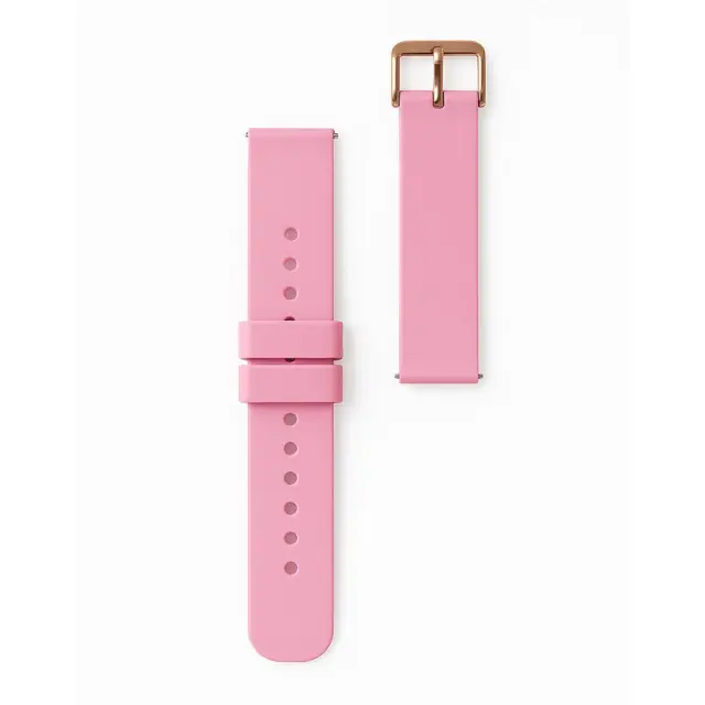 Λουράκι Σιλικόνης για Smartwatch 20mm- Pink OEM 2
