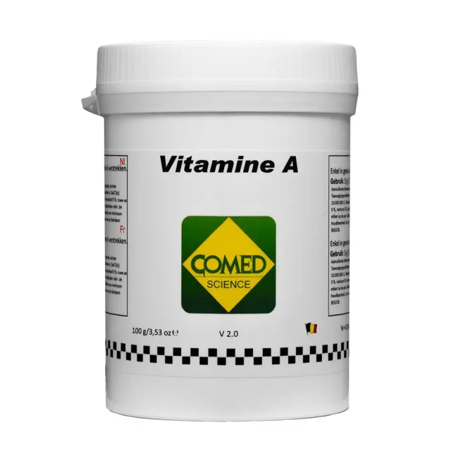 Comed Vitamine A Συμπλήρωμα Τροφής για Λεύκα Καναρίνια & Υποστήριξη Υγείας σε Περιστέρια 100gr