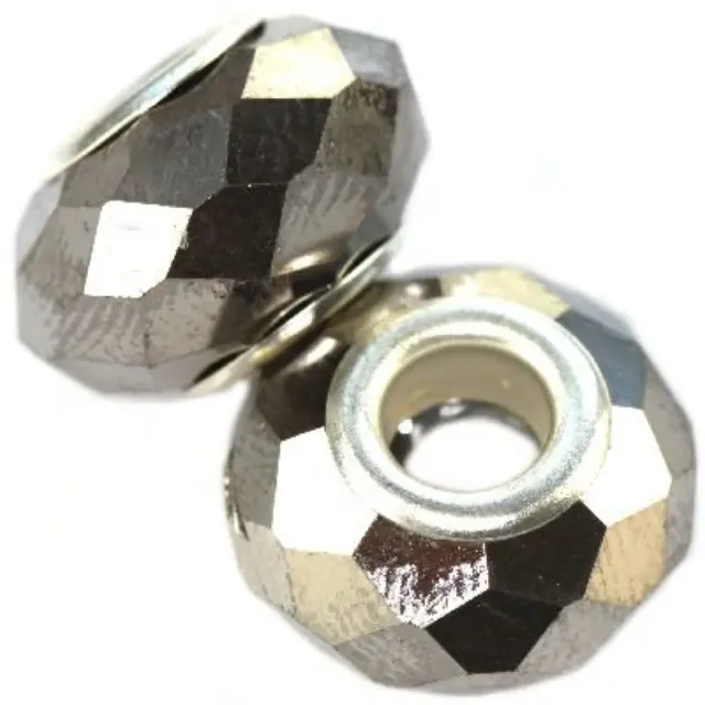 Χάντρα Modular Crystal Silver 10x14mm - 5τεμ