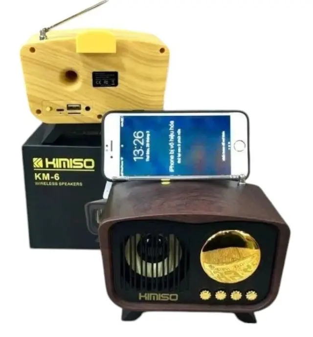 Ασύρματο ηχείο Bluetooth - KM-6 - 886366 - Dark Brown 2