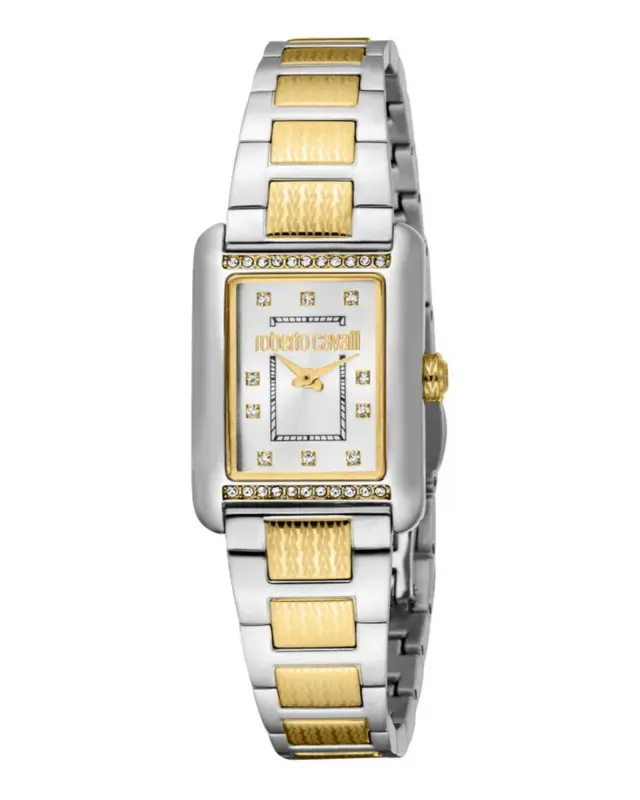 Roberto Cavalli Galante RC5L138M0085 Γυναικείο Ρολόι Ασημί / Χρυσό με Μεταλλικό Μπρασελέ - One Size