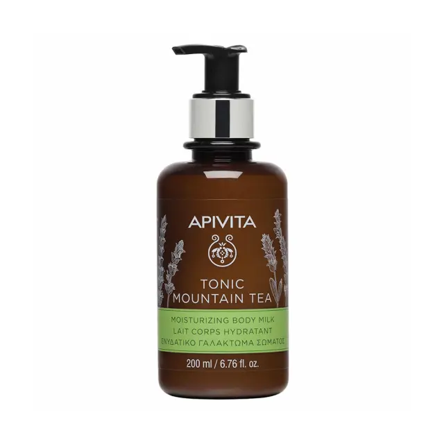 Apivita Tonic Mountain Tea Ενυδατική Lotion Σώματος με Άρωμα Πράσινο Τσάι 200ml