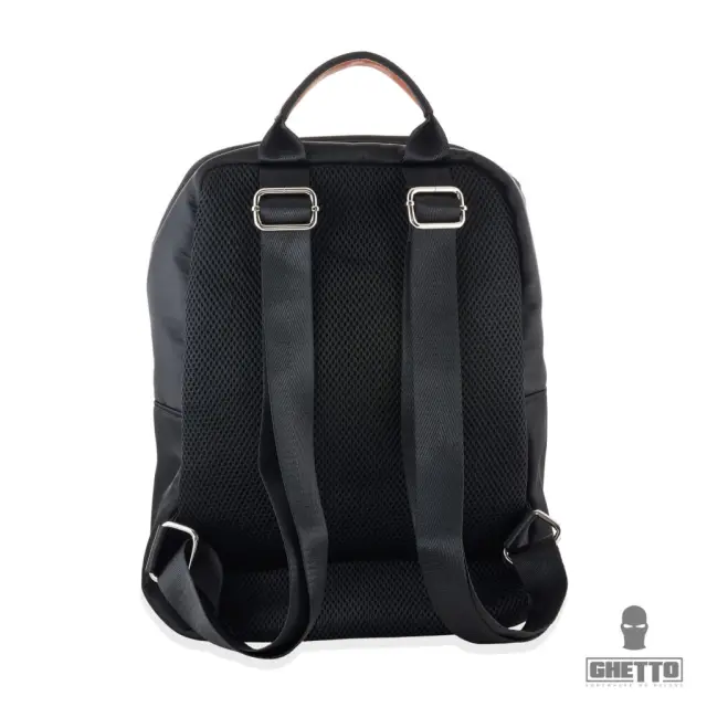 Ghetto Medium Black Urban Utility Backpack with Multi-Pocket Design 3