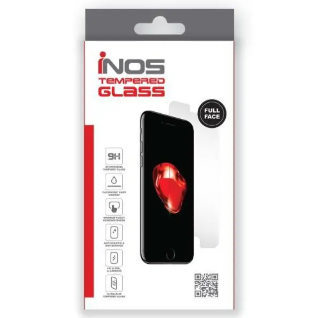 Tempered Glass Full Face inos 0.33mm Vivo Y76 5G 3D Μαύρο N59883