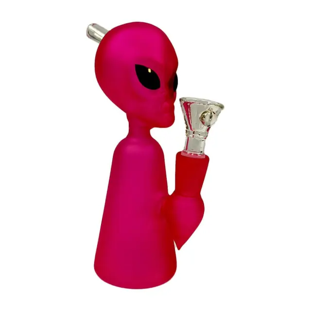 Alien Figure Pink Bong