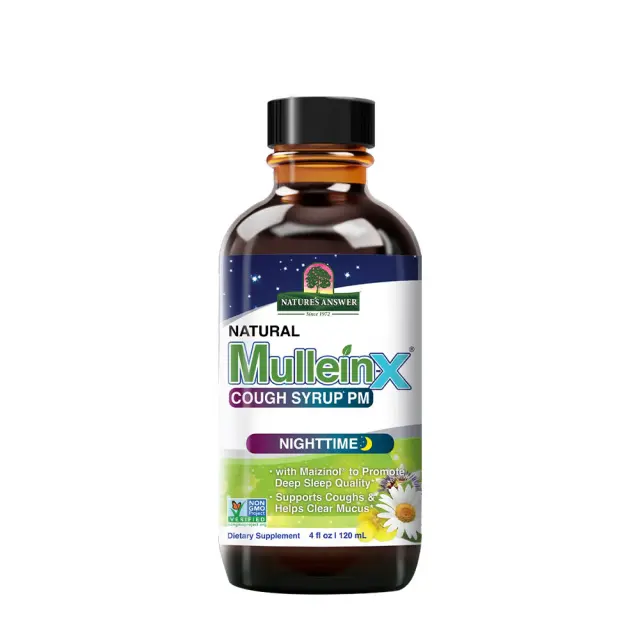 Nature's Answer Mullein-X Cough^ Syrup PM Nighttime