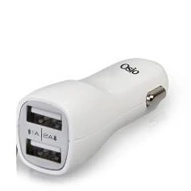Αντάπτορας Ρεύματος Με 2 Usb Λευκός Osio Otu-365w