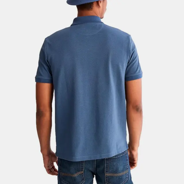TIMBERLAND BASIC POLO ΜΠΛΟΥΖΑ ΑΝΔΡΙΚΗ BLUE 2