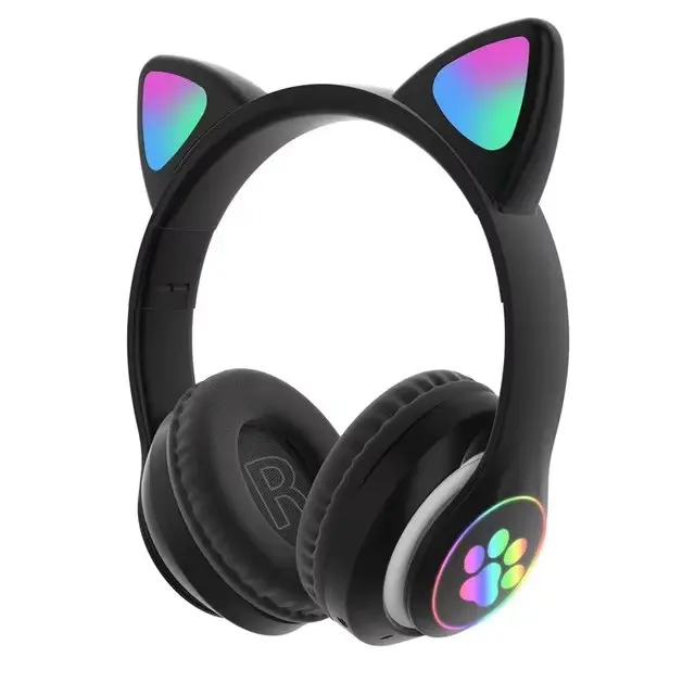 Cat Overear Bluetooth/Ενσύρματα Ακουστικά STN-28 - Black OEM