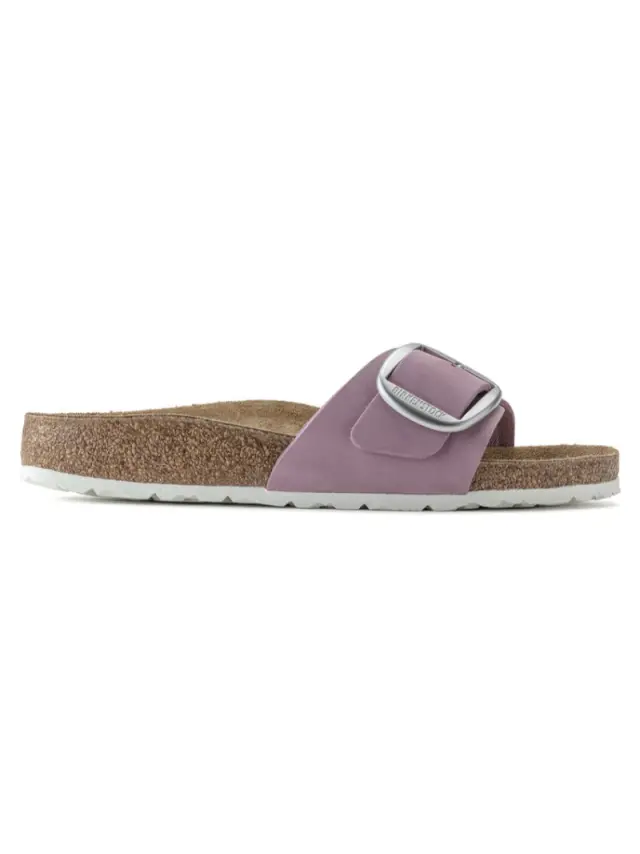 Birkenstock Πέδιλα Γυναικείο δέρμα Nubuck Ροζ BIR/MADRID BIG BUCKLE 1022055 ORCHID 3