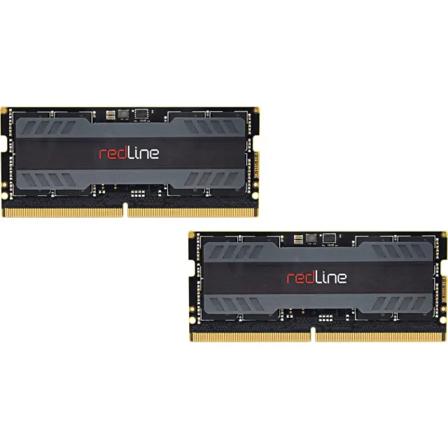 Mushkin SO-DIMM 64 GB DDR5-5200 (2x 32 GB) Dual-Kit (black, MRA5S520HHHD32GX2, Redline SODIMM)