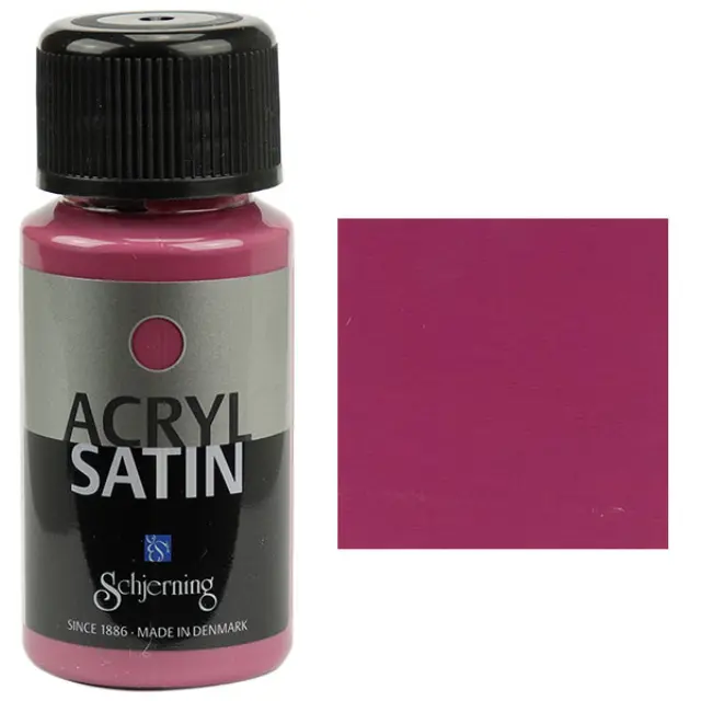 Ακρυλικό Χρώμα Schjerning Acryl Satin - 2184 Bordeaux - 50ml