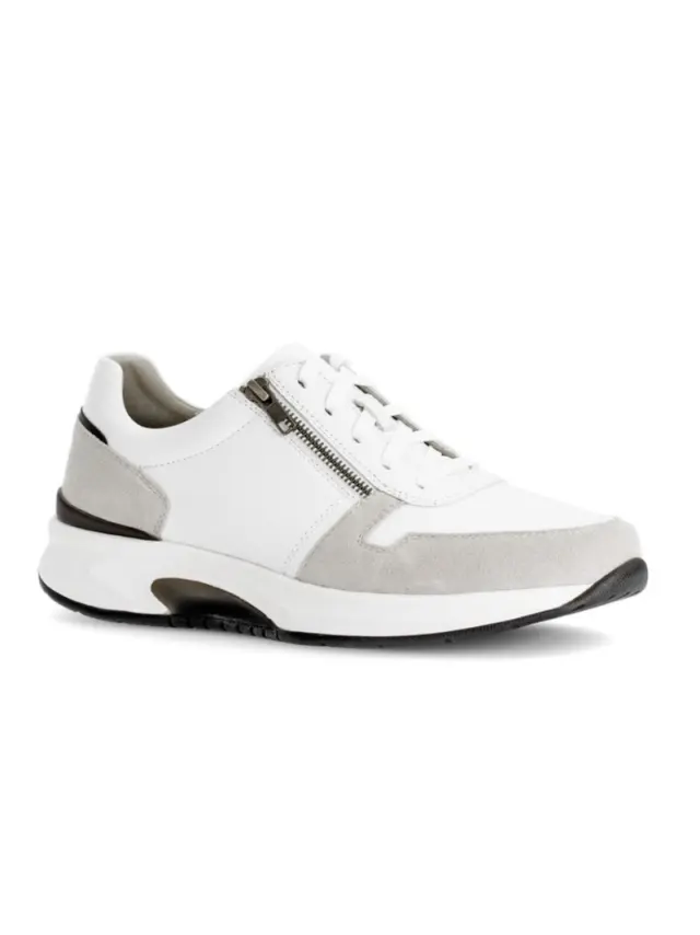 Pius Gabor Sneakers Ανδρικό δέρμα/δέρμα Nubuck Άσπρο PGA/800119 02-GREY 2