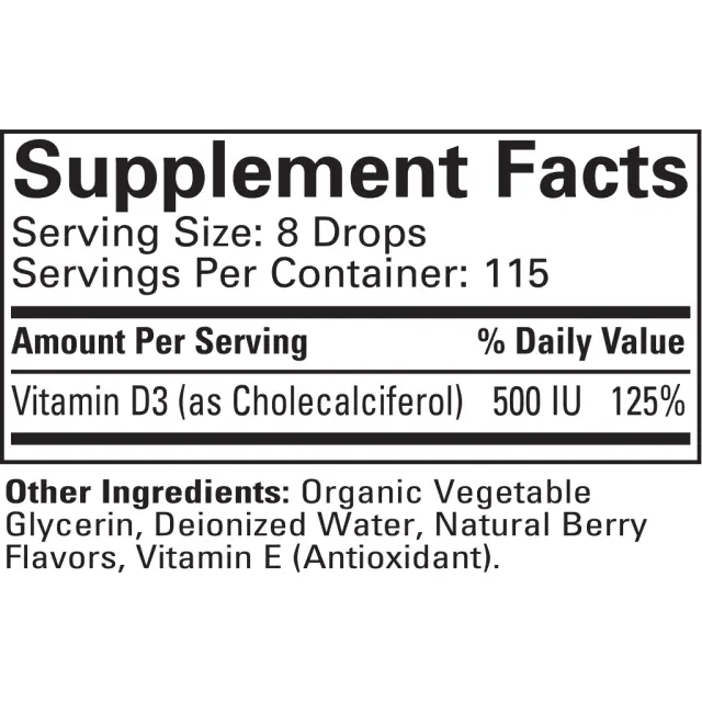ChildLife Vitamin D3 Drops 2