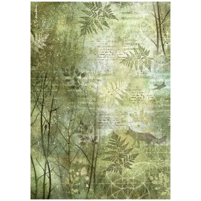 Ριζόχαρτο ντεκουπάζ Stamperia 21x29cm A4, Forest, Tree