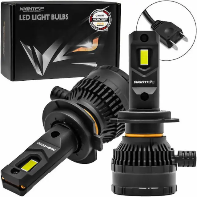 H7 Led 12-24v 200w 40000lm 6500k Ip68 A315 S26 Nighteye 2 X 100w