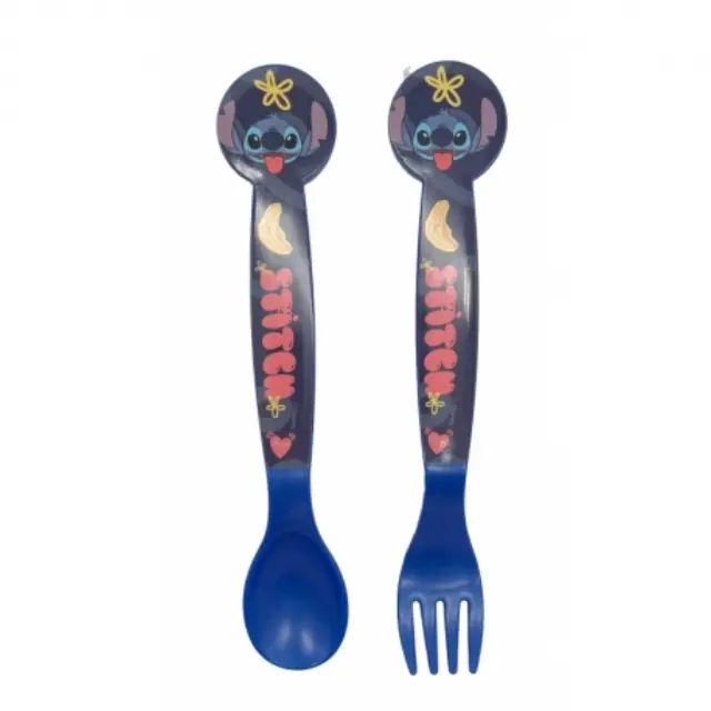Σετ κουτάλι + πιρούνι Disney Stitch 2pcs -75017