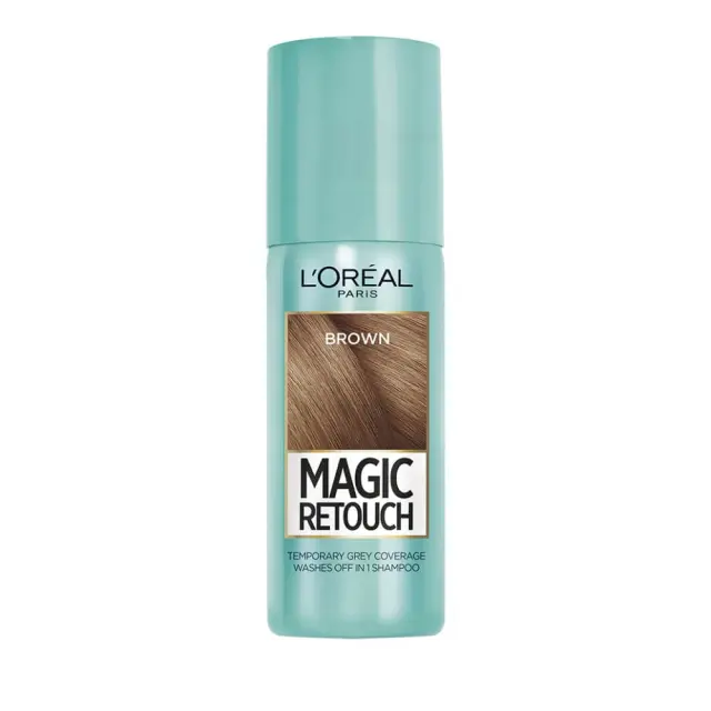 Magic Retouch Σπρέϊ Κάλυψης Λευκών Μαλλιών 3 Καστανό 75ml