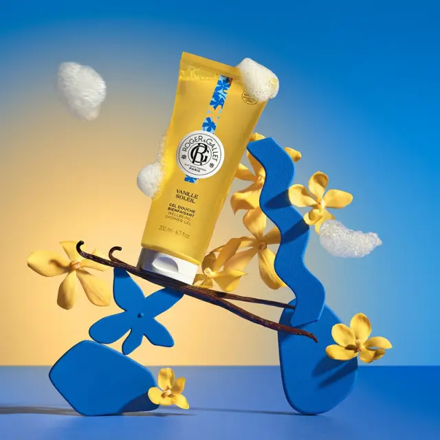 Roger&Gallet Vanille Soleil Shower Gel Αναζωογονητικό Αφρόλουτρο, 200ml 2