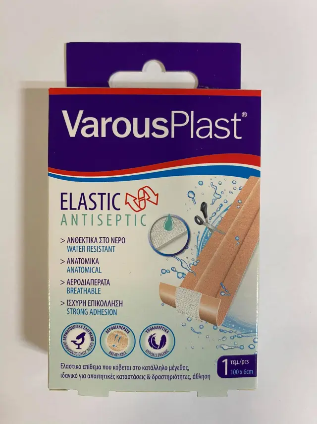 VarousPlast Elastic Antiseptic 100x6cm 1τμχ