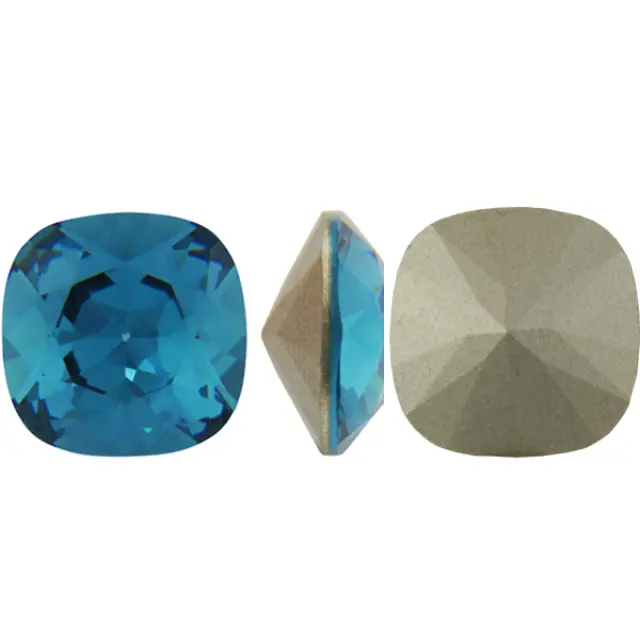 Swarovski 4470 Cushion Square Indicolite 10mm - 1τεμ