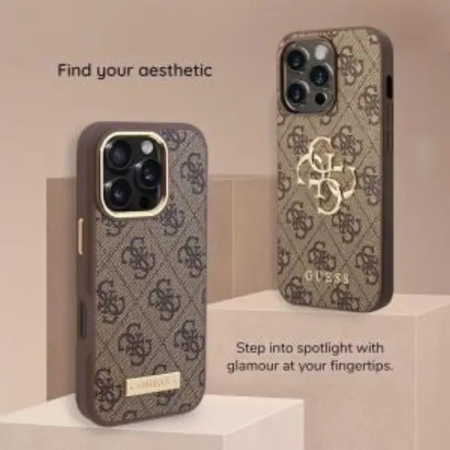 Θήκη PU Guess Samsung Galaxy S26 Ultra 5G Magnetic Hardcase Classic 4G Μαύρο N70904 2