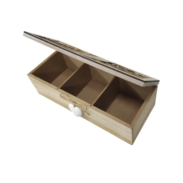 Ξύλινο αποθηκευτικό κουτί M145B - Wooden storage box 697220 3