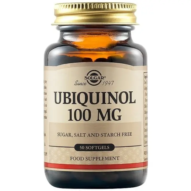 SOLGAR Ubiquinol 100mg Συνένζυμο Q10 50 Softgels