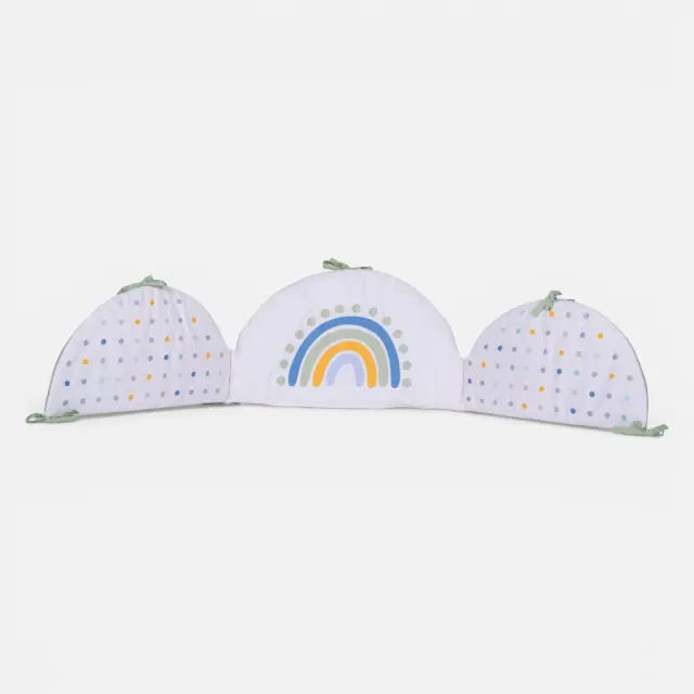 Πάντα Κούνιας Baby Dots Nef Nef Homeware, ΥΦΑΣΜΑ:100%BAMB-ΕΣΩΤ:100%ΠΟΛ - ECRU/GREEN (040813)