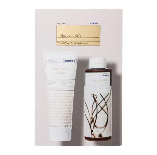 KORRES Set Happy to Gift Shower & Body Care Kit The Saffron Orris Collection 2 Τεμάχια