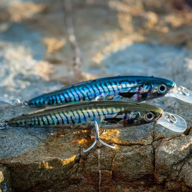 Τεχνητό Akami Real Minnow 10cm Mackerel Blue 2