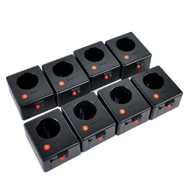 SUPRIMO SL8 wireless system for remote firing of spark fountains 8 receivers case 2 remotes 3