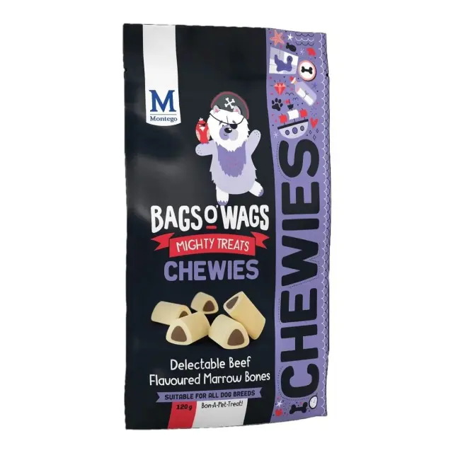 Montego Bags O’ Wags Chewies Beef Marrow Bones 120gr