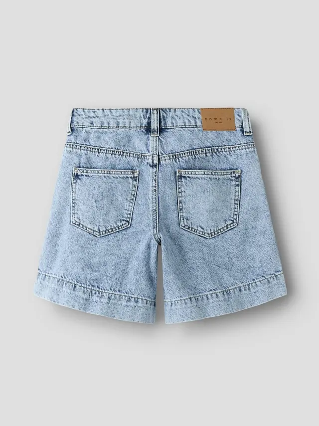 Name It Σορτς κοριτσίστικο υφαντό Μπλε NKFROSE DNM LONG SHORTS 2072-MJ J - 13254136 2