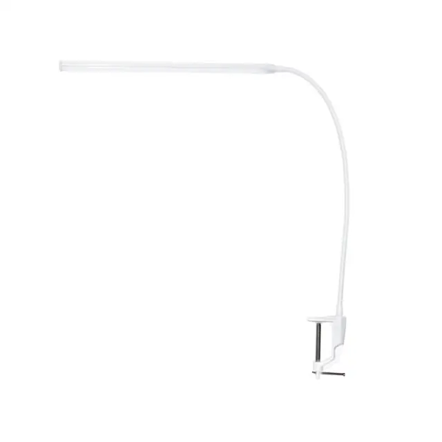 LED ΓΡΑΦΕΙΟΥ 5W 4000Κ ΑΦΗΣ ΛΕΥΚΟ+ΣΠΙΡΑΛ+ΣΦΙΓΚΤΗΡ 230VΗ85,5CM DELGADO / 16055LEDWHC