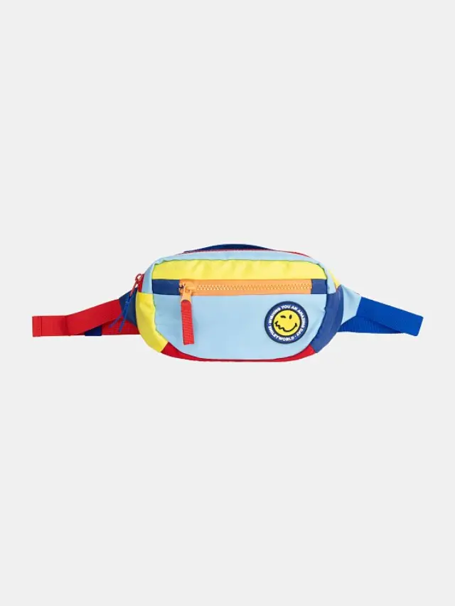 Παιδικό Τσαντάκι Μέσης για Αγόρια Colorblock Smiley ΠΟΛΥΧΡΩΜΟ - One Size