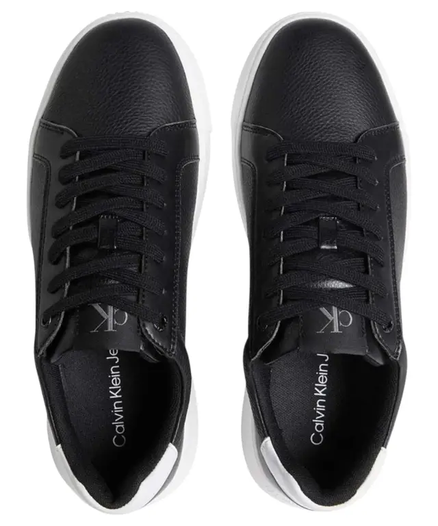 Calvin Klein - Ανδρικά Sneakers Chunky Cupsole Leather Black YM0YM01198-0GN Μαύρο 3