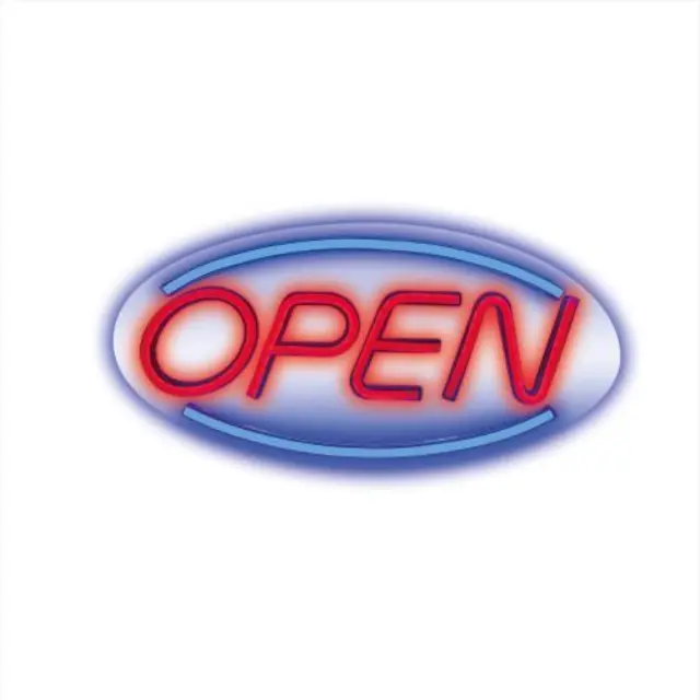 Neon Plexi Forever Light FPNE04X OPEN (USB, On/Off & Dimmer) Μπλέ - Κόκκινο N64439