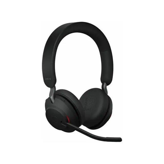 Jabra Multimedia Headset Evolve2 65 Stereo MS With Charging Stand Link 380c Black (26599-999-889)