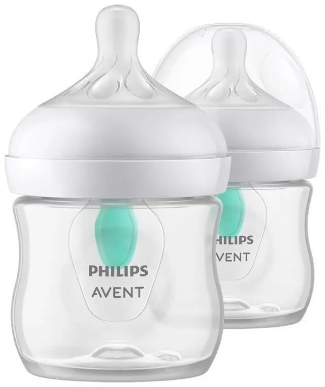 Philips Σετ Πλαστικά Μπιμπερό Natural Response Κατά των Κολικών με Θηλή Σιλικόνης για 0+ μηνών 125ml 2τμχ 2