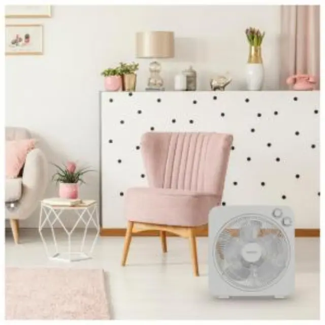 Επιδαπέδιος Ανεμιστήρας Niaros Bronte Box 42W Γκρι N71271 2