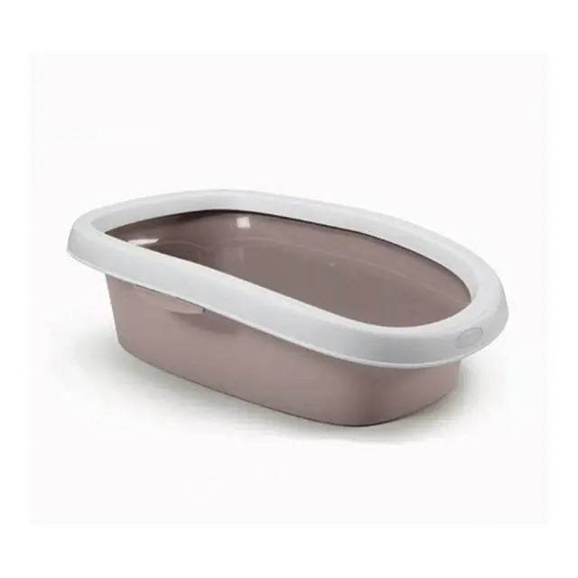 Stefanplast ανοιχτή αμμολεκάνη γάτας sprint 20 (58x39x17h) μπλε/λευκό