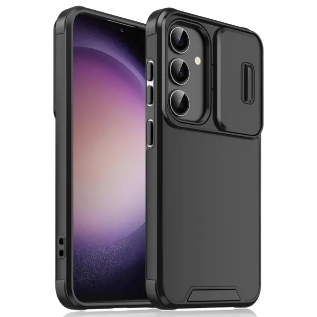 Hybrid CamShield Θήκη για Galaxy A15-Black OEM