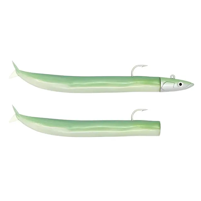 Σιλικονούχο Χέλι Fiiish Crazy Sand Eel No3 Combo CSE219 Combo Off Shore - 20gr Pearl Green