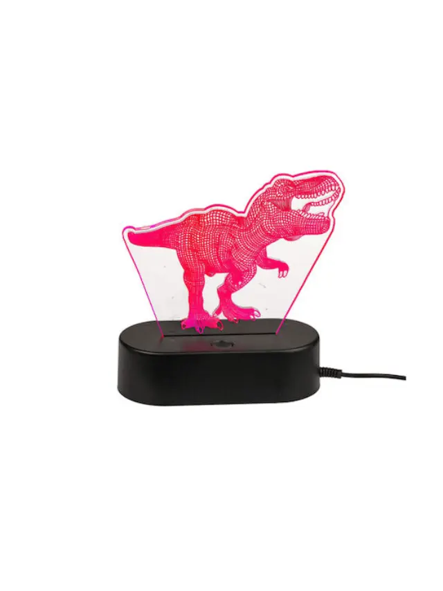 Out of the Blue Νυχτερινό Φωτάκι T-Rex, 20cm με καλώδιο USB (Led Light) 2