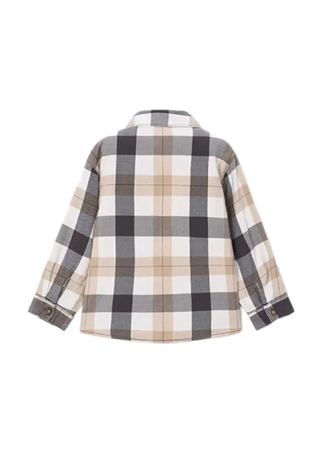Mayoral παιδικό καρό πουκάμισο overshirt για αγόρι 16-04142-1 2