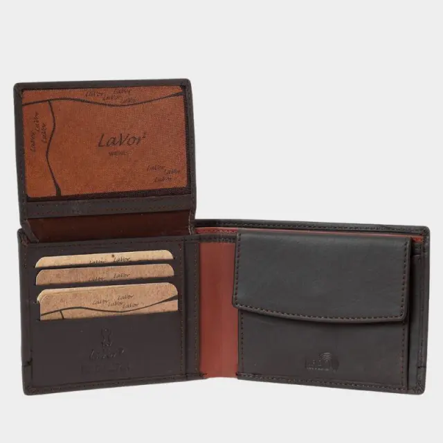 Δερμάτινο Πορτοφόλι Lavor 1-6084 Καφε - ONESIZE 2