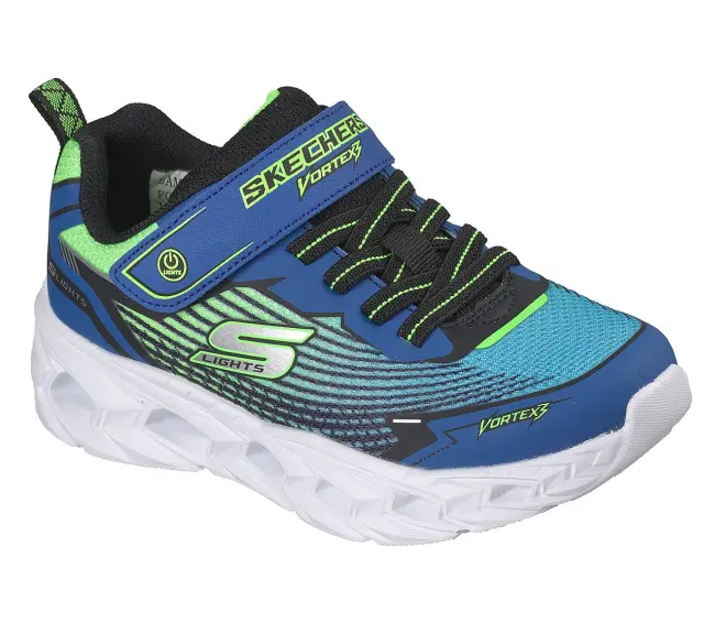 Skechers Vortex 3.0 Lights Black/Blue/Lime 400590N-BBLM - 24 2